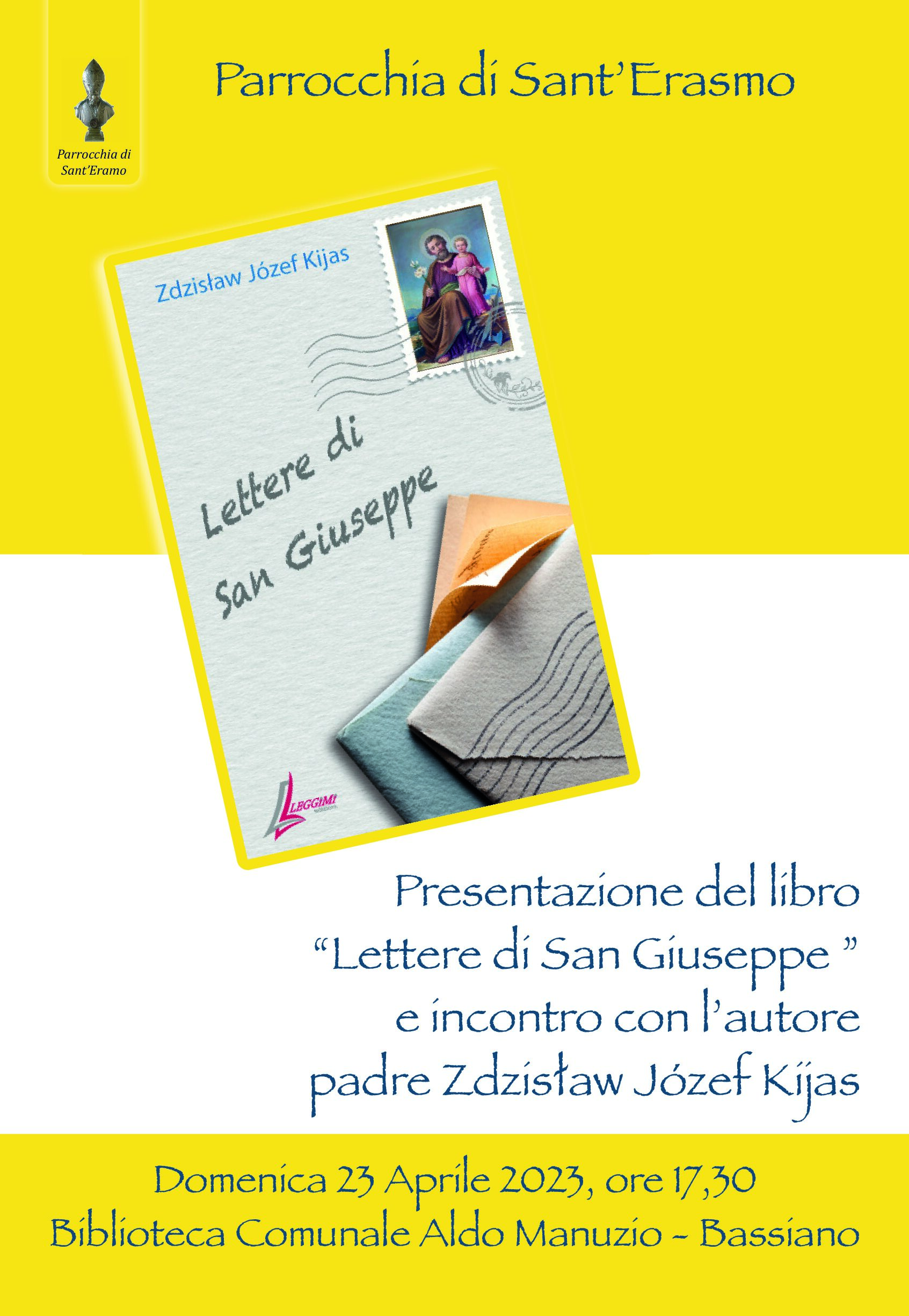 Presentazione del libro “Lettere di San Giuseppe ” e incontro con l’autore padre Zdzisław Józef Kijas
